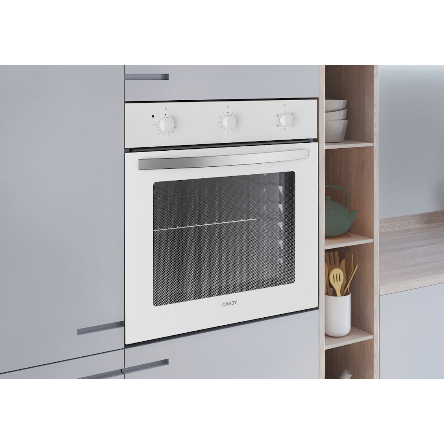 Candy Forno Elettrico Ventilato 65L Classe A Bianco Controllo Wi-Fi Grill - immagine 5